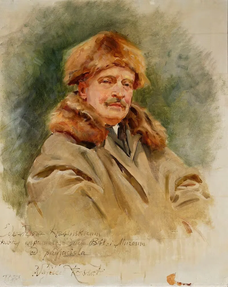 Portrait of Edward Krasiński — Wojciech Kossak