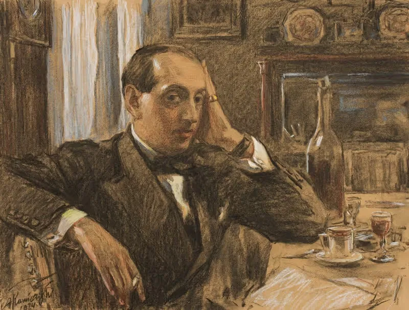 Portrait of Leon Reynel — Antoni Kamieński