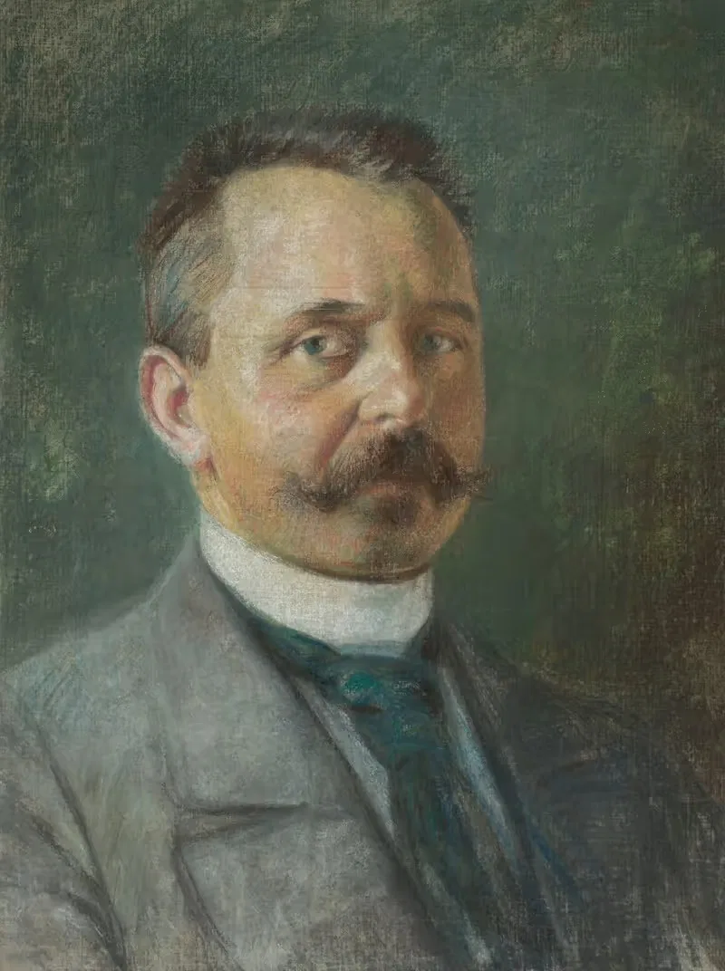 Автопортрет by Францишек Эйзмонд, 1900 — digital art print download