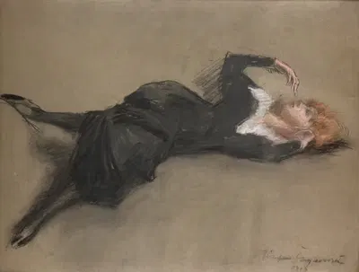 Лежащий by Йозеф Чайковский, 1917 — digital art print download