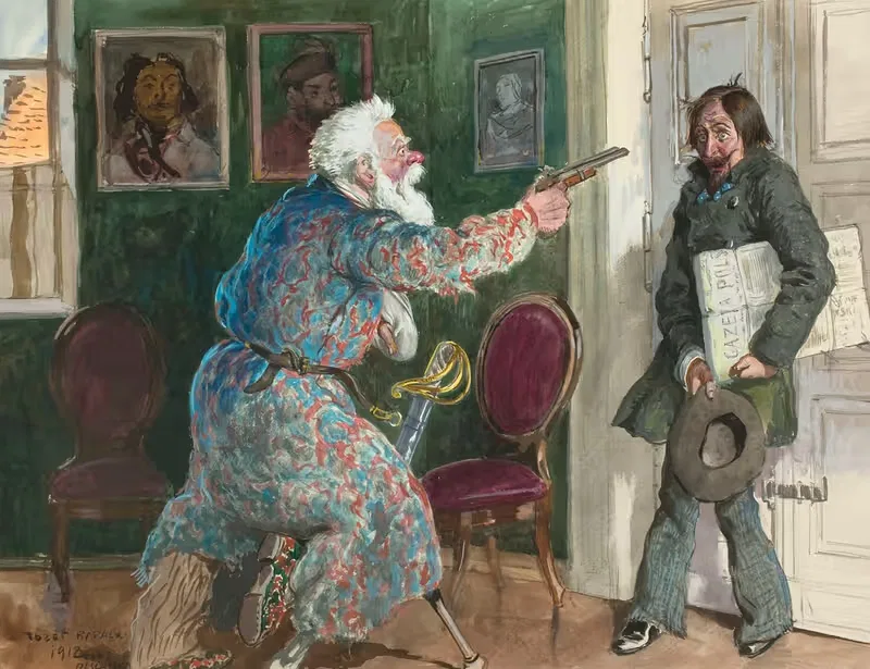 У коллекционера by Юзеф Рапацкий, 1912 — digital art print download