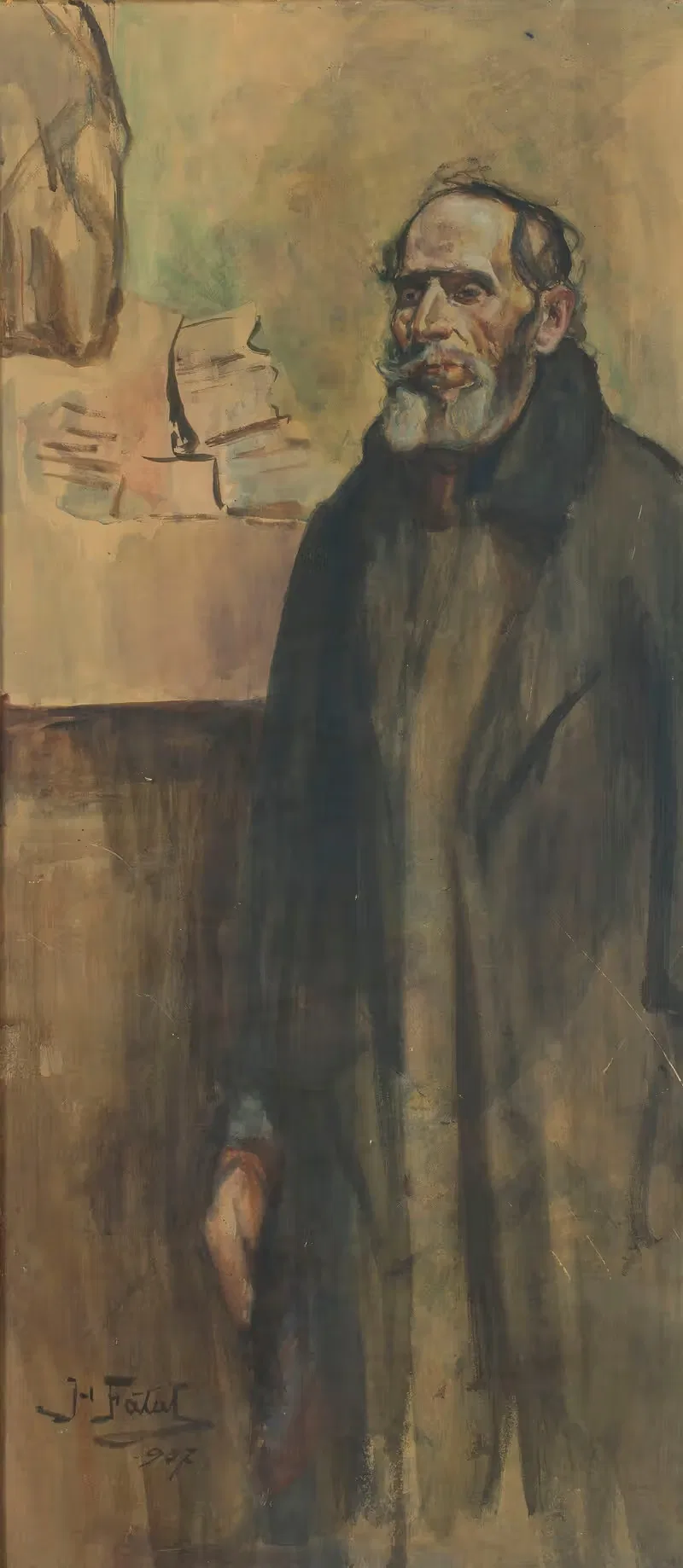 Portrait of brother — Julian Falat