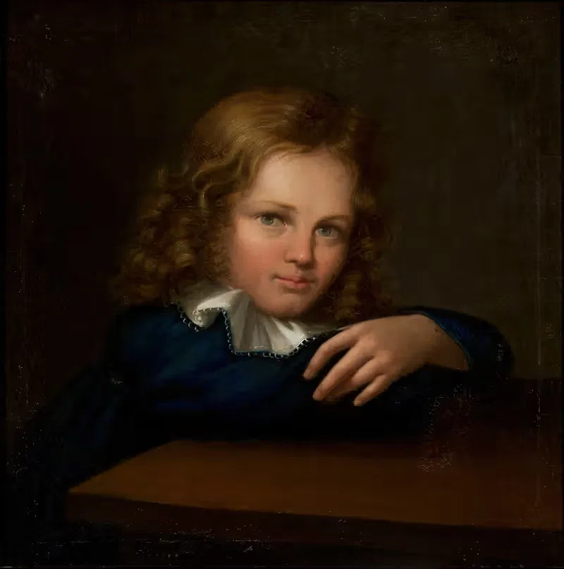 Portrait of a boy — Klementyna Glińska