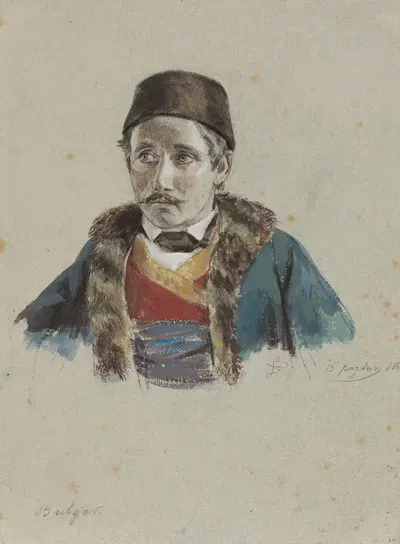 Болгарка by Леон Каплиньский, 1861 — digital art print download