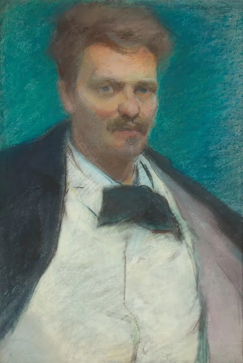Portrait of August Strindberg — Władysław Ślewiński
