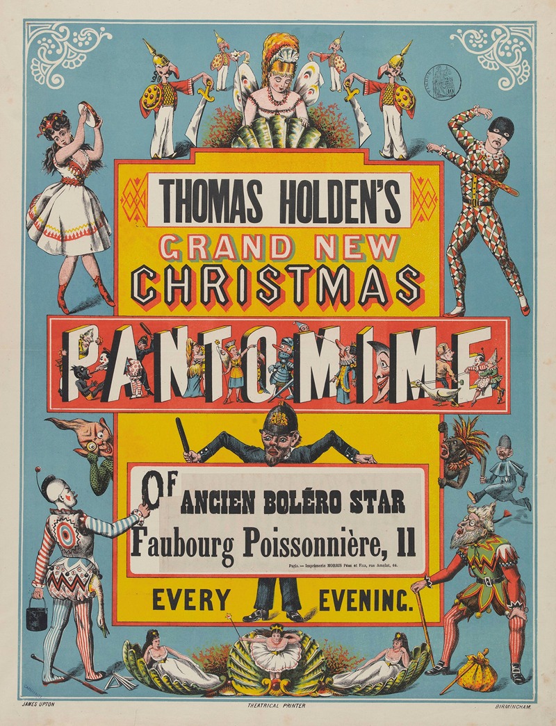 Thomas Holden's Grand New Christmas Pantomime — Anonymous