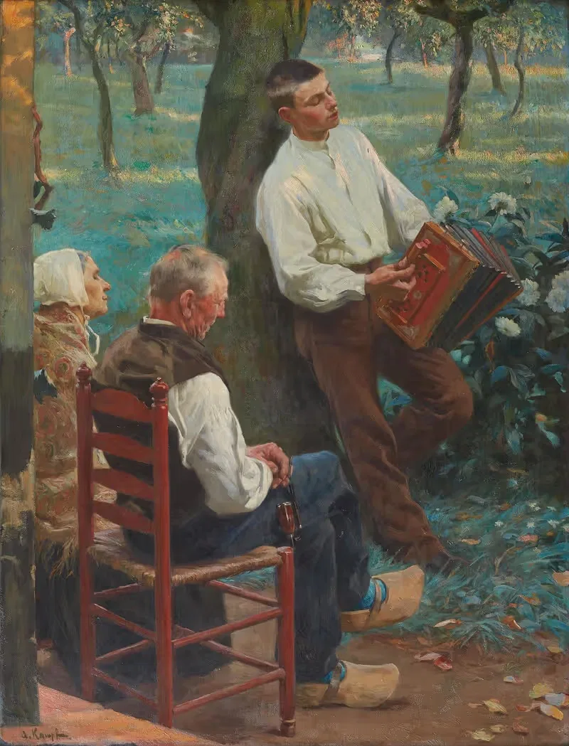 Sonntag Nachmittag by Arthur Kampf — digital art print download