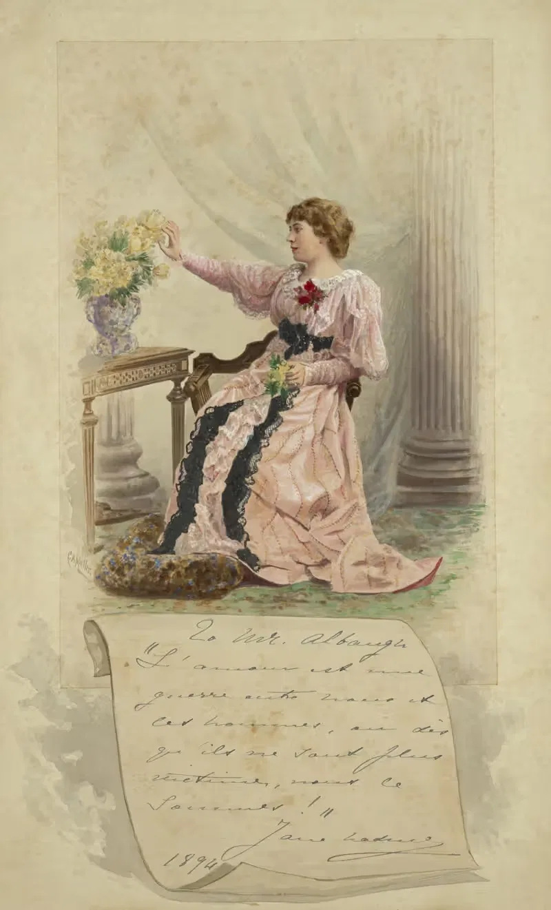 Джейн Надин by Конрад А. Мюллер, 1870 - 1897 — digital art print download