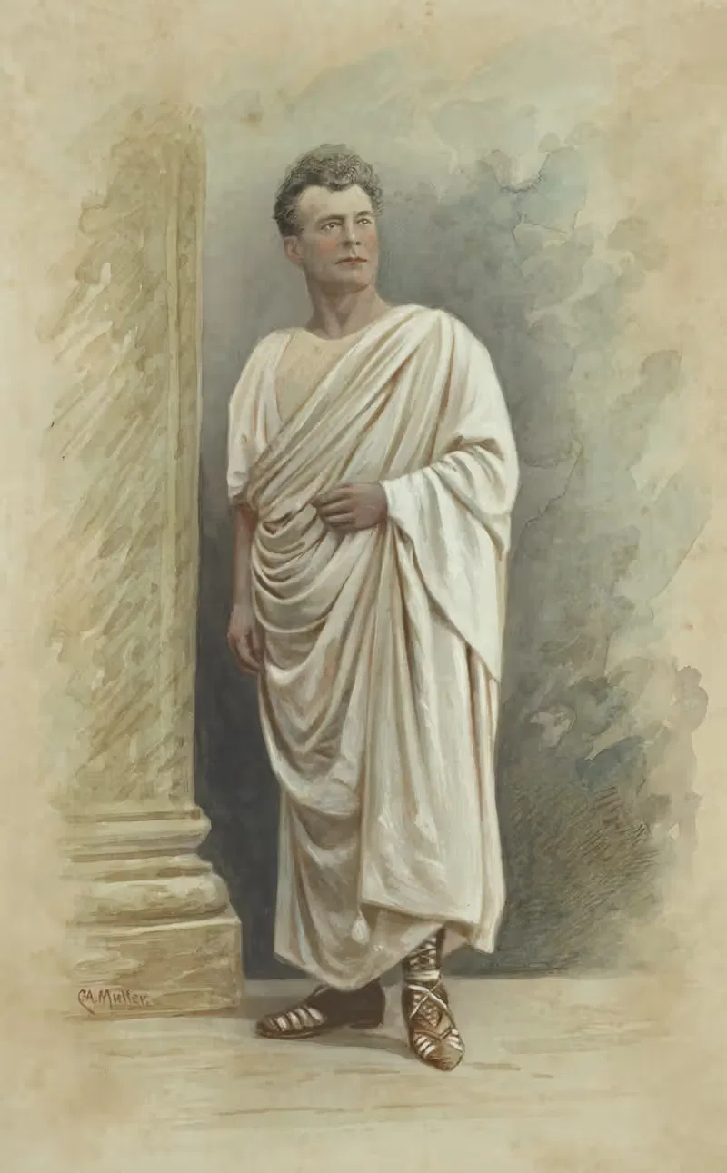John McCullough as Virginius by Conrad A. Müller, 1870 - 1897 — digital art print download