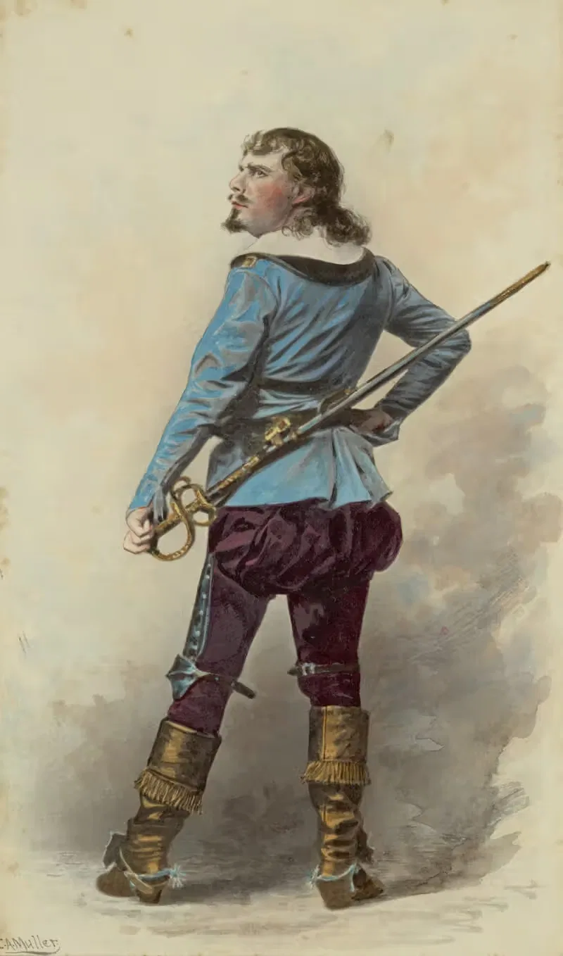 Stuart Robson in the play An Arrant Knave — Conrad A. Müller