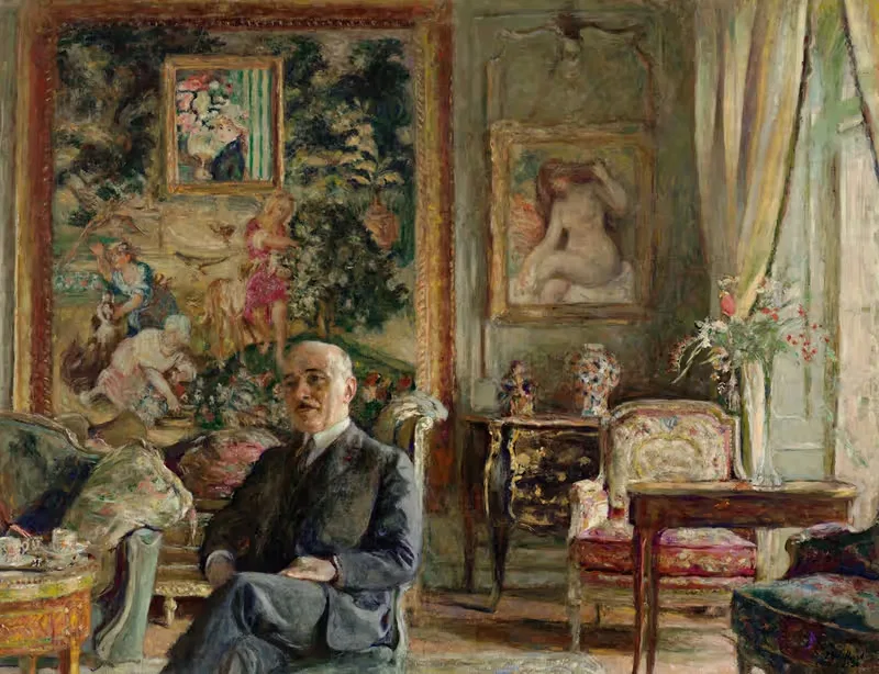 Жан Ларош by Эдвард Вюйяр, 1925-1926 — digital art print download
