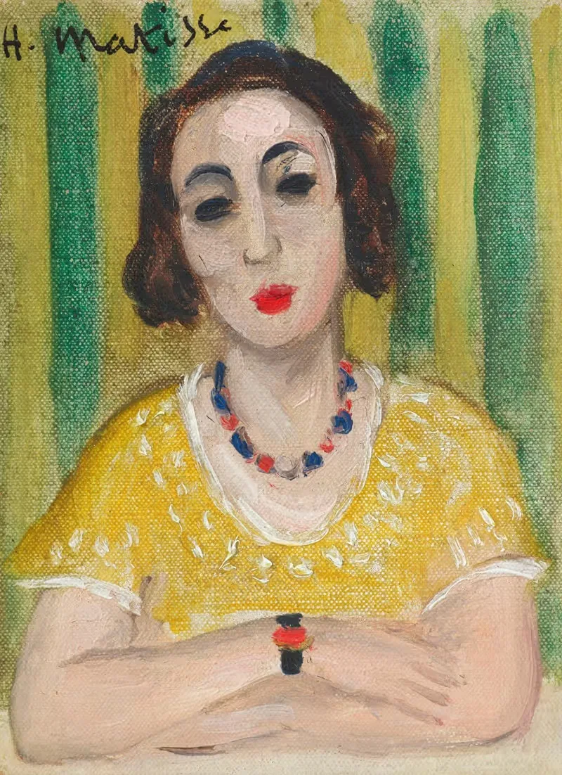 Анриетта, желтое платье by Анри Матисс, 1923 — digital art print download