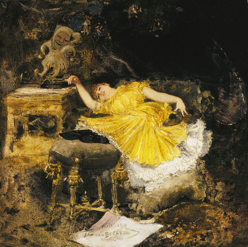 Ненавязчивость by Ян ван Бирс, 1884 — digital art print download
