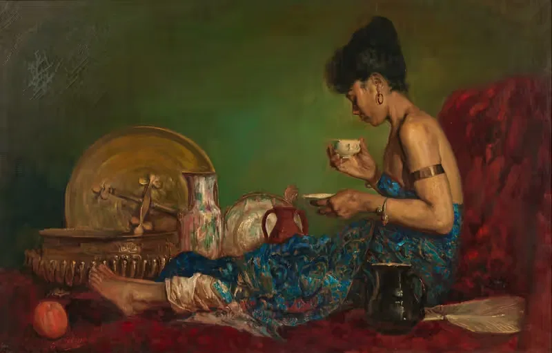 L'heure du thé by Jean Ubaghs — digital art print download
