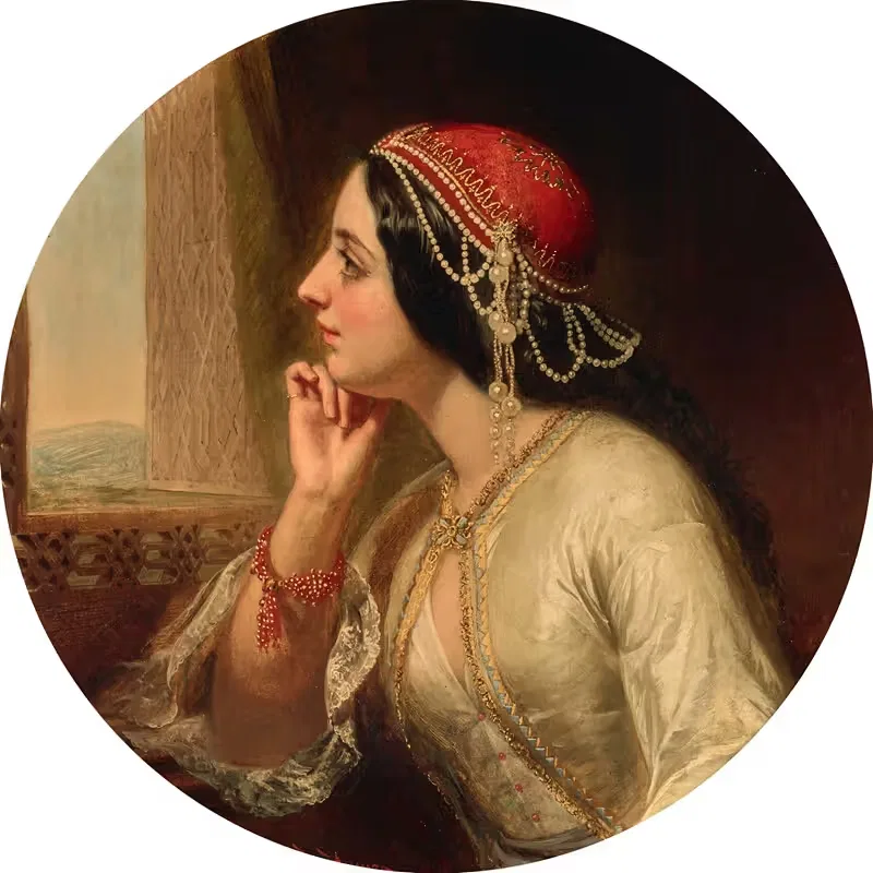 Турецкая красавица by Иоганн Хамза — digital art print download