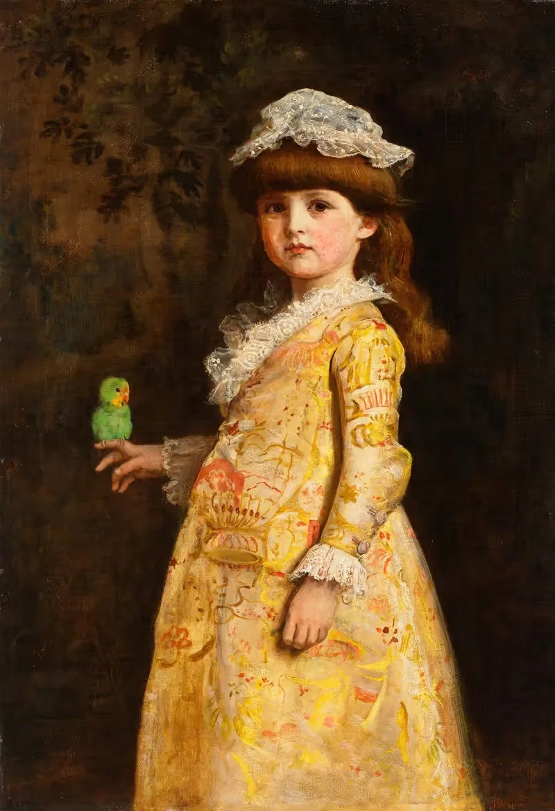 Love Birds ('Une Grande Dame') — Sir John Everett Millais
