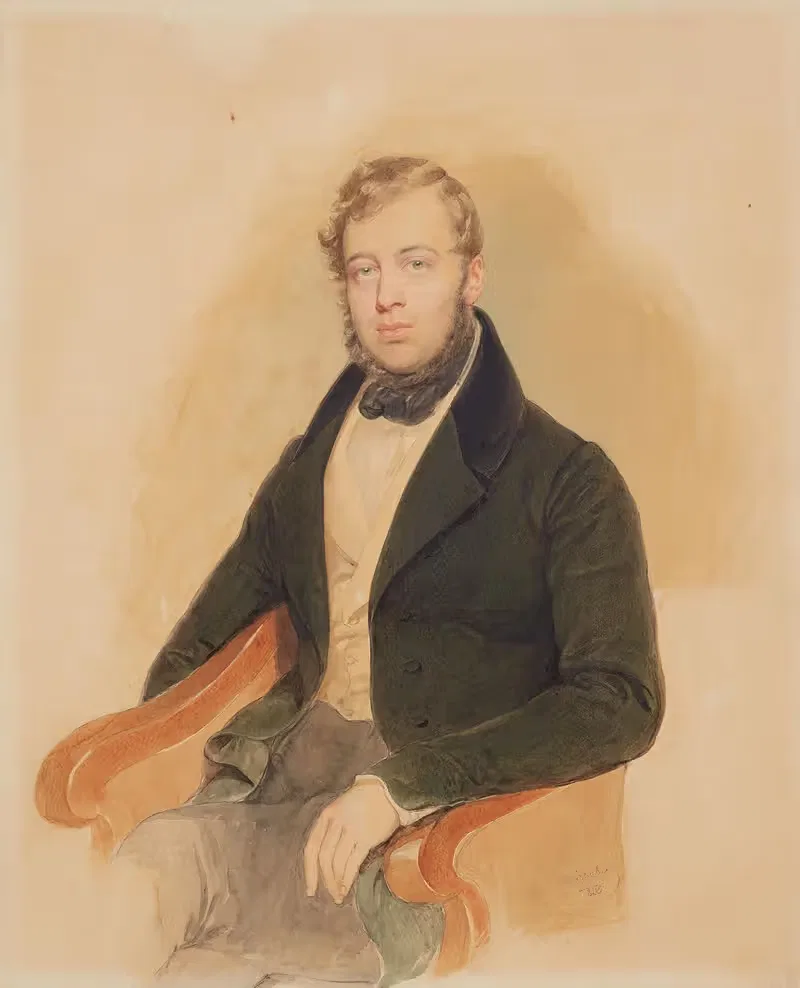 Porträt des Fürsten Lobkowitz — Josef Kriehuber