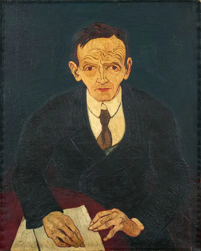 Портрет доктора Х. Наумана by Йозеф Шарль, 1928 — digital art print download