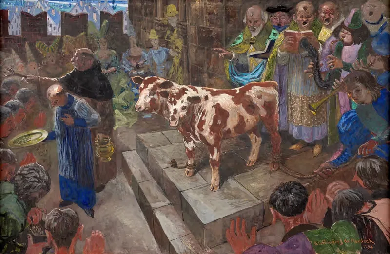 Чудеса, предшествовавшие указанному бунту by Леон Габриэль Кофиниер Де Нордека, 1894 — digital art print download