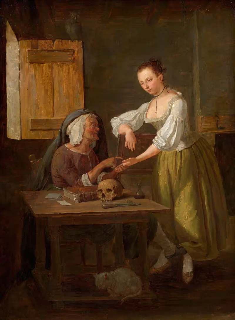 Гадалка by Леонар Дефранс — digital art print download