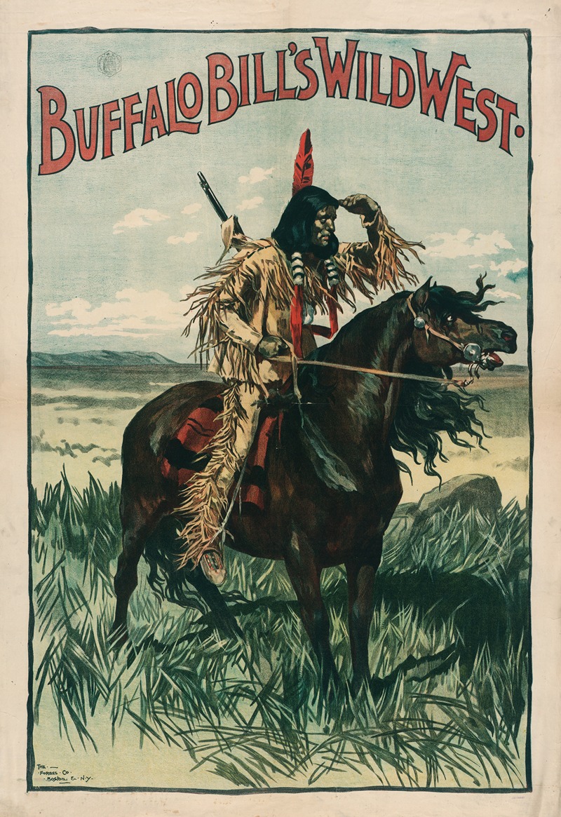 Buffalo Bill's Wild West by Форбс и Ко, 1889 — digital art print download