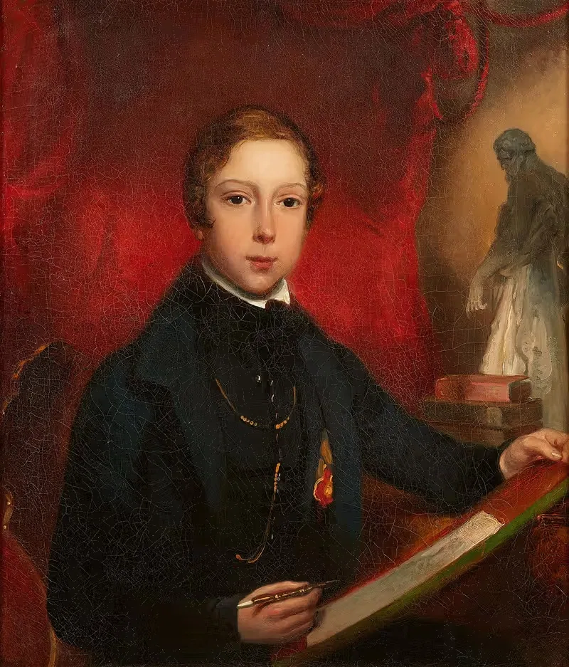 Портрет молодого художника by Николас Пиенеман, 1836 — digital art print download