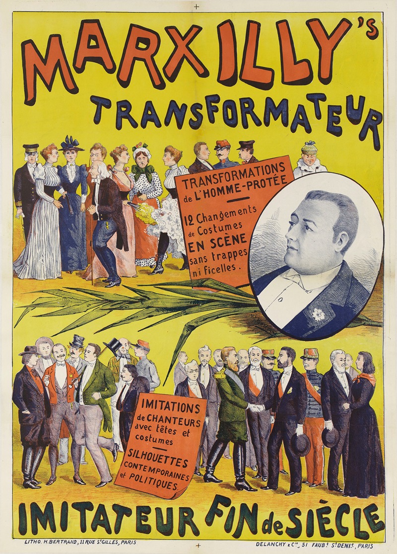 Marxilly's Transformateur Imitateur Fin De Siecle — H. Bertrand