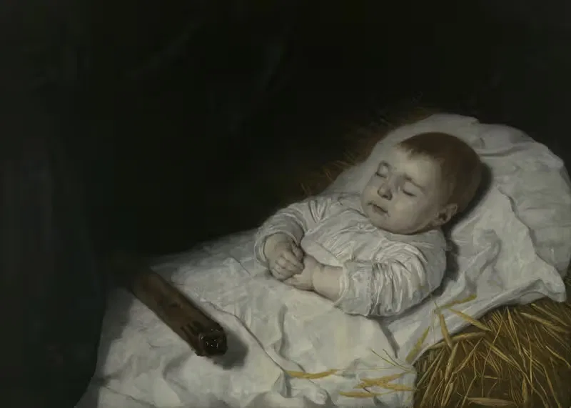 Jongetje op zijn doodsbed — Bartholomeus van der Helst