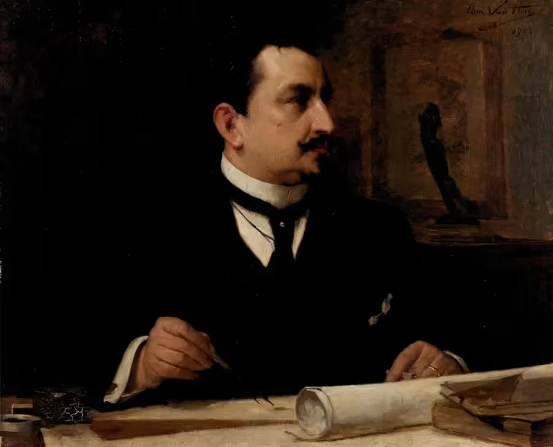 Portrait of Jules Ledoux — Edmond Van Hove