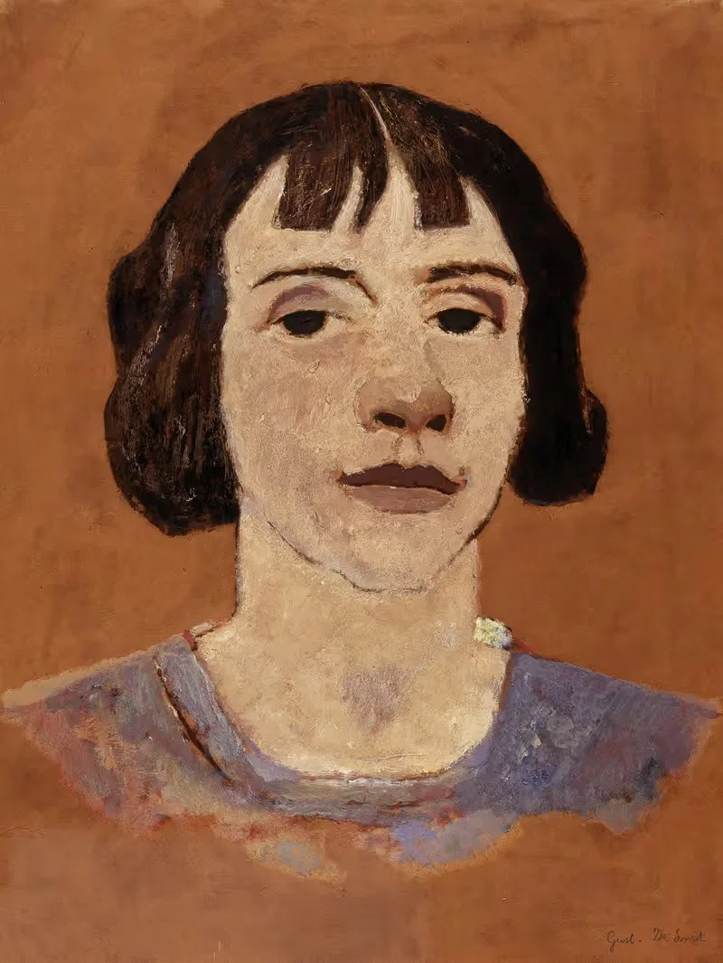 Молодая женщина (эскиз) by Гюстав Де Смет, 1934 — digital art print download