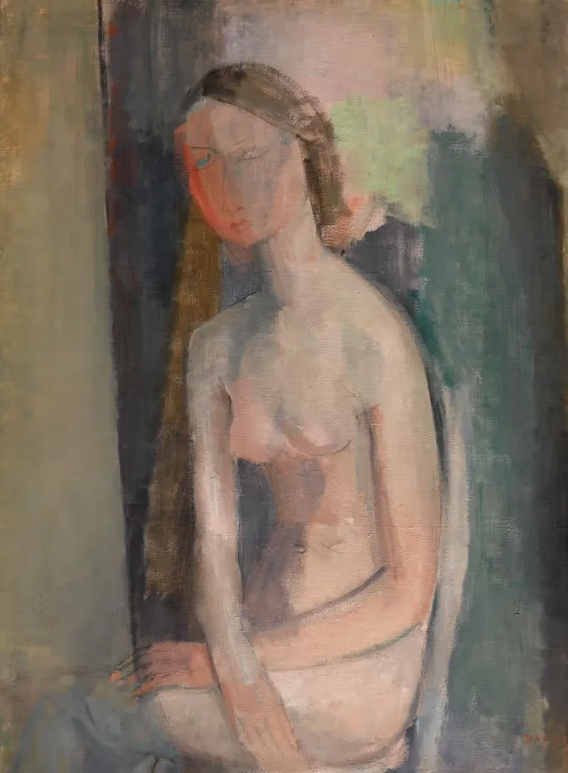 Ню с перекрещенными руками by Ипполит Дайе, 1927 — digital art print download