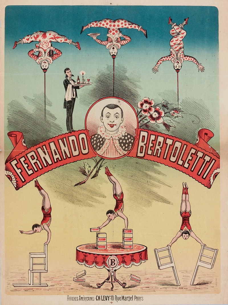 Fernando Bertoletti by Imp. Charles Lévy, 1888 — digital art print download