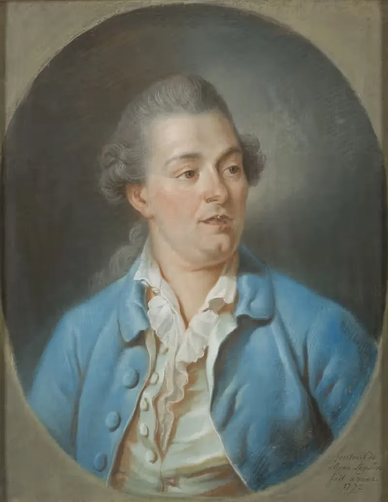 Автопортрет by Жан-Франсуа Легийон, 1772 — digital art print download