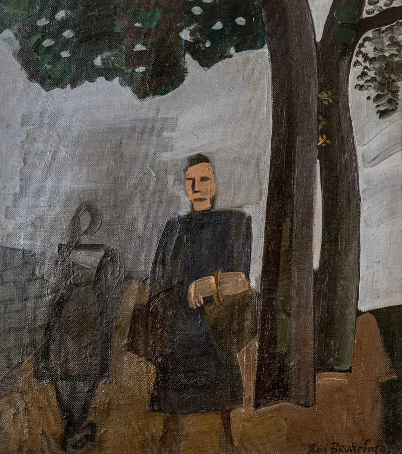 По пути к ферме by Жан Бруссельманс, 1923 — digital art print download