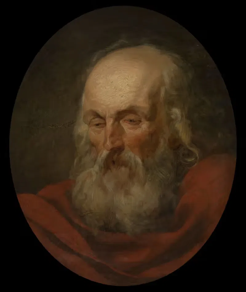 Head of an old Man — Joseph Benoît Suvée