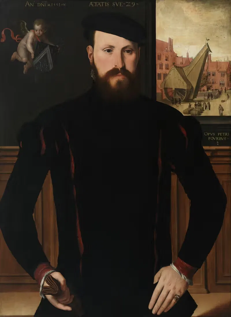 Portrait of Jan van Eyewerve — Pieter Pourbus