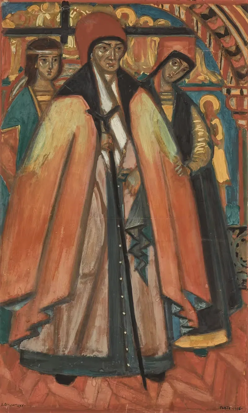 Марфа Посадница by Дмитрий Семёнович Стеллетский, 1916 — digital art print download