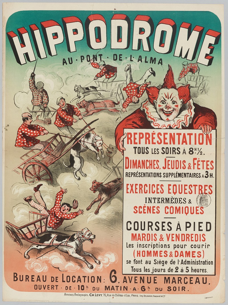 Hippodrome Au. Pont. De. L'alma — Imp. Charles Lévy