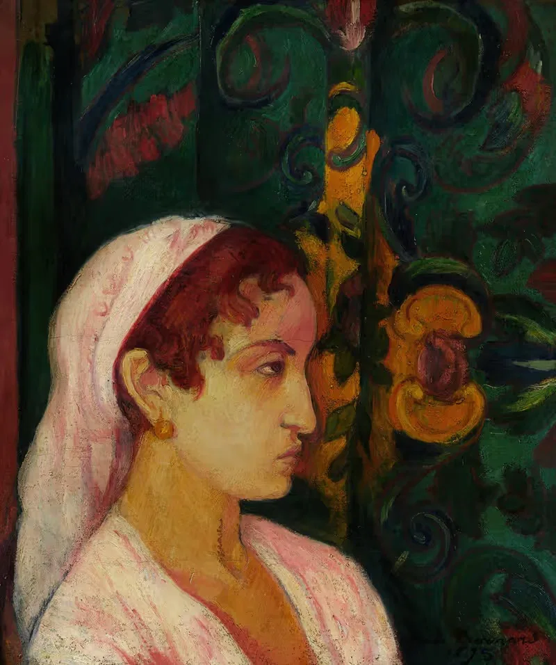Женщина в профиль by Эмиль Бернар, 1895 — digital art print download