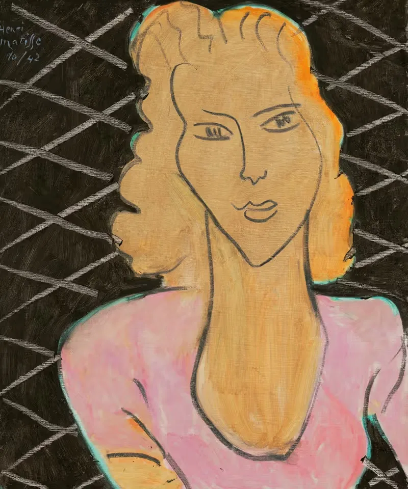 Jeune fille en robe rose — Henri Matisse