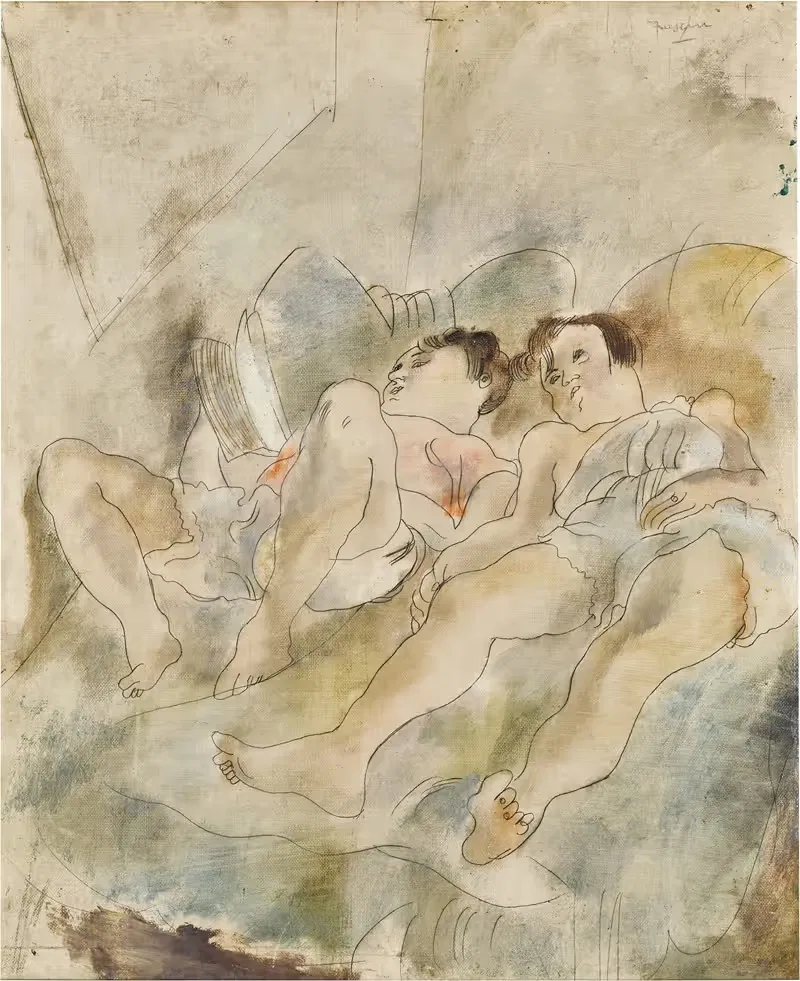 Женева и Лулу by Жюль Паскин, 1927 — digital art print download