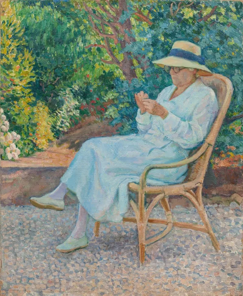 Au jardin by Theo van Rysselberghe, 1920-1924 — digital art print download