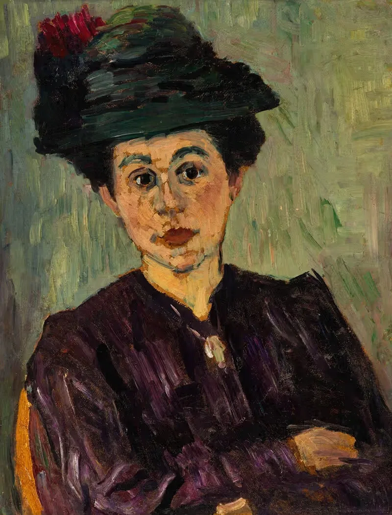 Елена Явленская by Алексей фон Явленский, 1908 — digital art print download