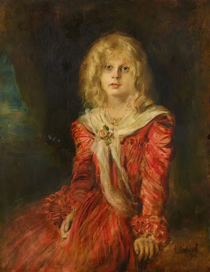 Портрет Марион фон Ленбах by Франц фон Ленбах, 1901 — digital art print download