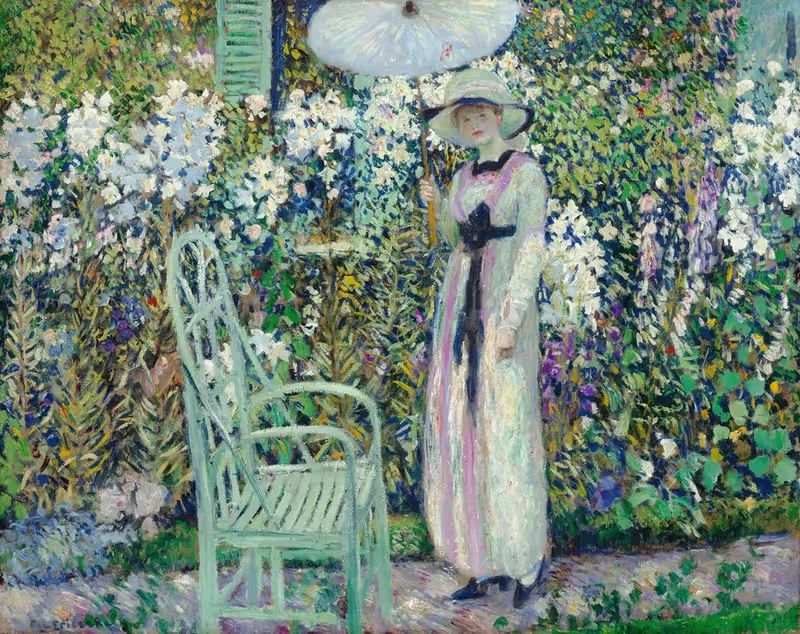 White Lilies by Frederick Carl Frieseke — digital art print download