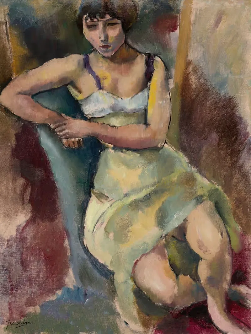 Jeune fille assise — Jules Pascin