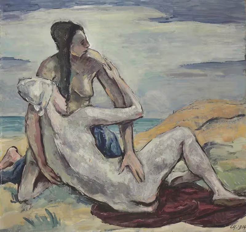 В морском песке by Карл Хофер, 1914 — digital art print download
