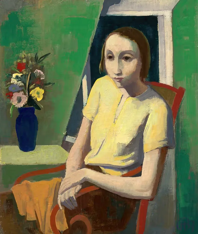 Девушка в комнате by Карл Хофер, 1937 — digital art print download