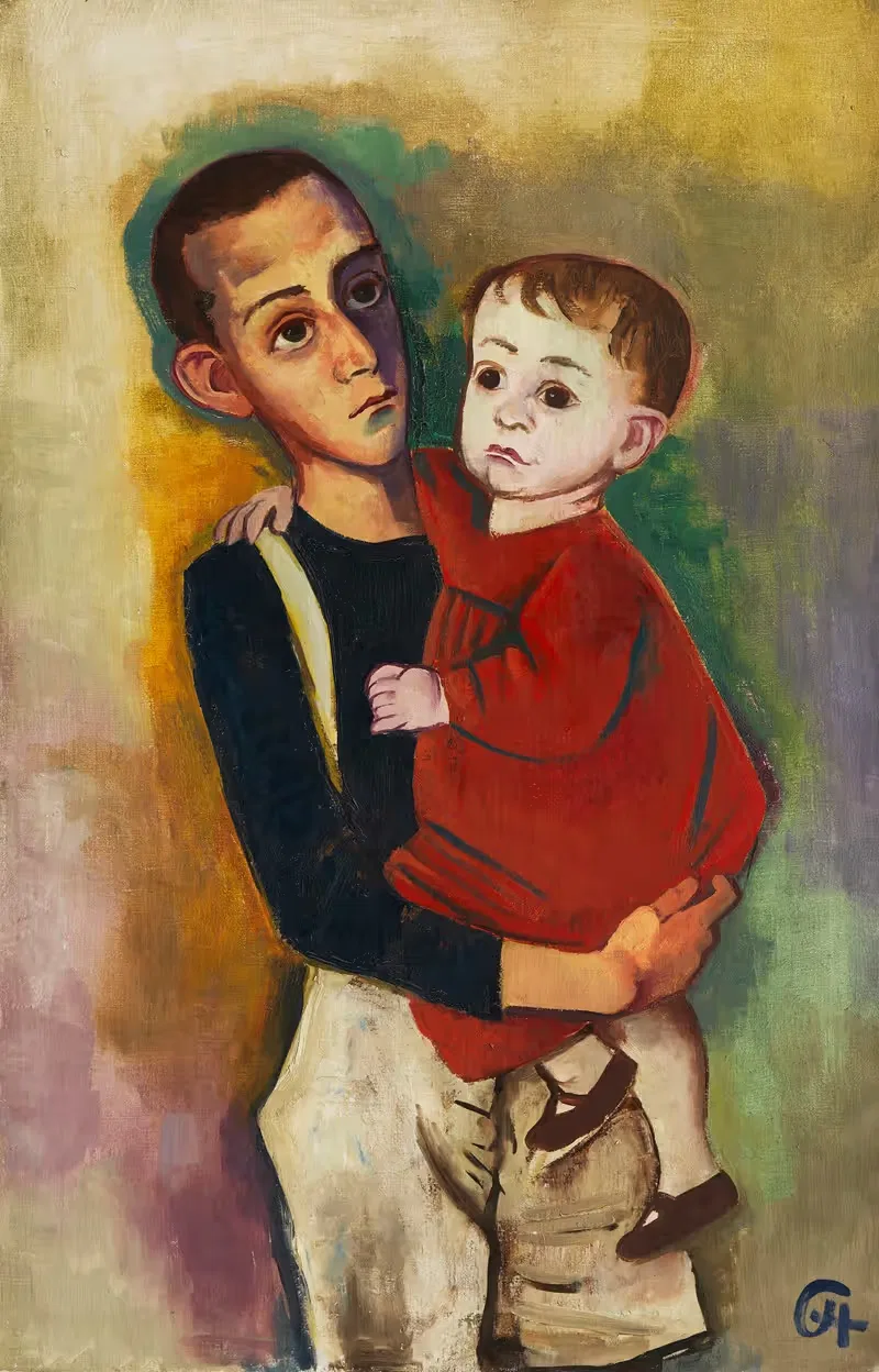 Братья и сестры by Карл Хофер, 1927 — digital art print download