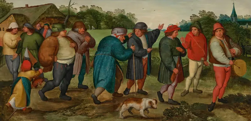 The procession of the groom — Marten van Cleve